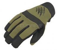 Тактичні рукавиці Armored Claw Kevlar Nomex накладка тачскрін OLIVE